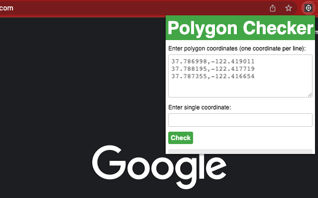 Polygon Checker screenshot