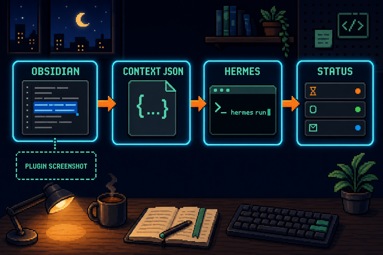 Hermes Console plugin flow